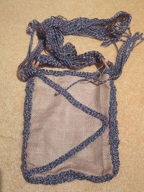 Mini Crossbody Jute Bag
